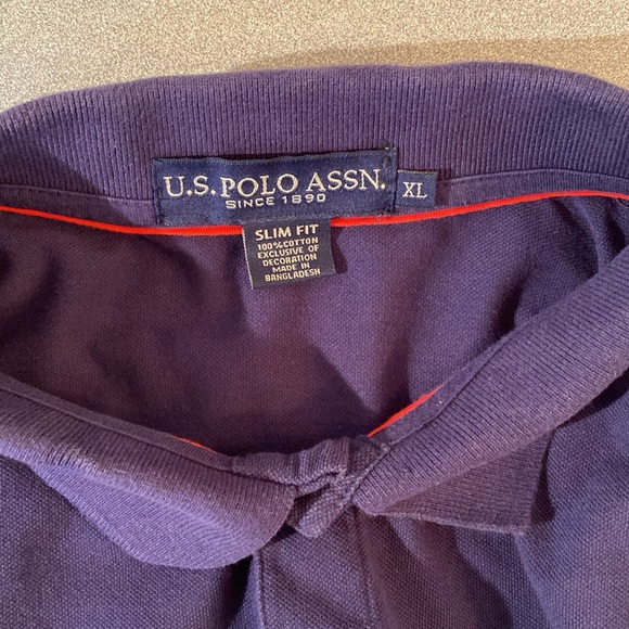 U.S. POLO ASSN - Slim fit polo shirt. Size XL - Picture 9 of 9